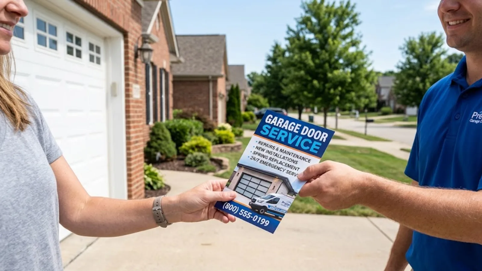 The door hanger playbook that kept Rocket alive for two years (Central Florida garage door marketing, the unglamorous way)